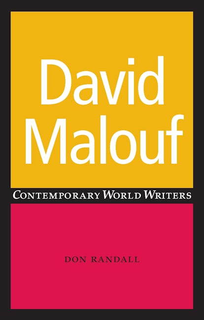 Book cover image for David Malouf ISBN: 9780719068331